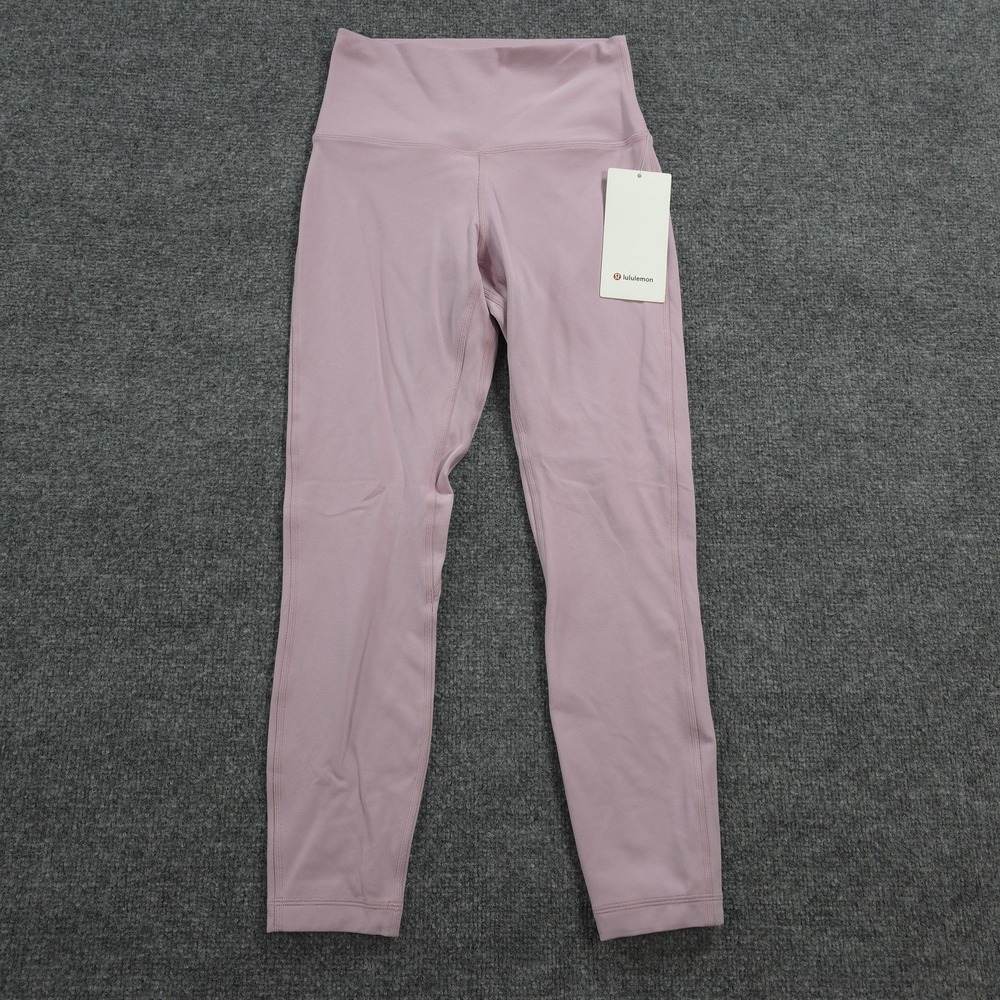 Lululemon Pants Womens 6 Pink Align High Rise 25" Nulu Yoga Leggings Gym Run NEW
